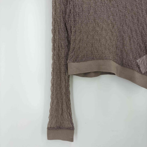 ジョンローレンスサリバン JOHN LAWRENCE SULLIVAN LACE POLO SHIRT レース ポロ シャツ レディース FREE