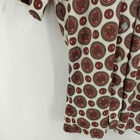 ジェーシーペニー JC Penney 70S S/S 総柄シャツ メンズ import:M