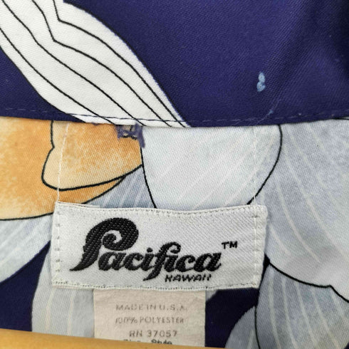 PACIFICA USA製 花柄アロハシャツ メンズ