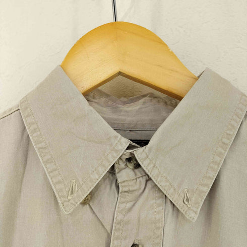 エディーバウアー Eddie Bauer 黒タグ コットン半袖シャツ メンズ import:L