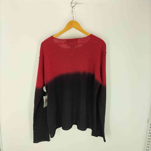 ポロスポーツラルフローレン POLO SPORT RALPH LAUREN 90S グラデーション メッシュ リネンボートネックニット Y2K メンズ JPN:L