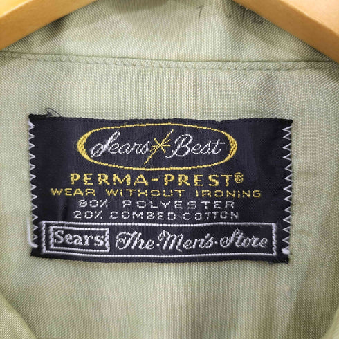 シアーズ Sears ポリコットンシアー半袖シャツ メンズ 151/2