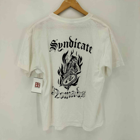 syndicate スカルプリント Tシャツ メンズ JPN:M