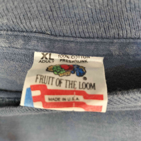 フルーツオブザルーム FRUIT OF THE LOOM 90S USA製 S/S プリント半袖シャツ メンズ import:XL