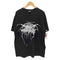 90S CYGNUS ボディ ブラック メタル バンド ロゴ 両面 プリント S/S クルーネック Tシャツ ©1998 メンズ import:L