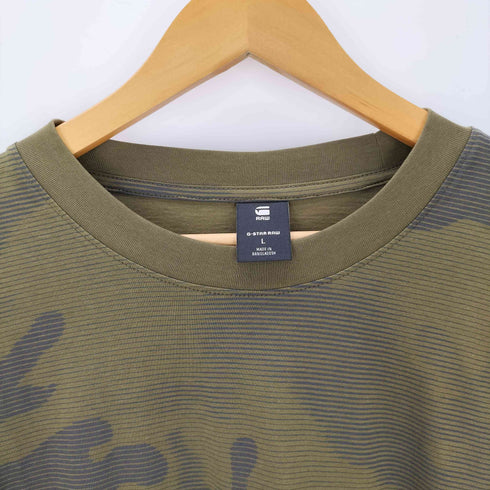 ジースターロー G-STAR RAW Line Camo Ao R T-Shirts メンズ import:L