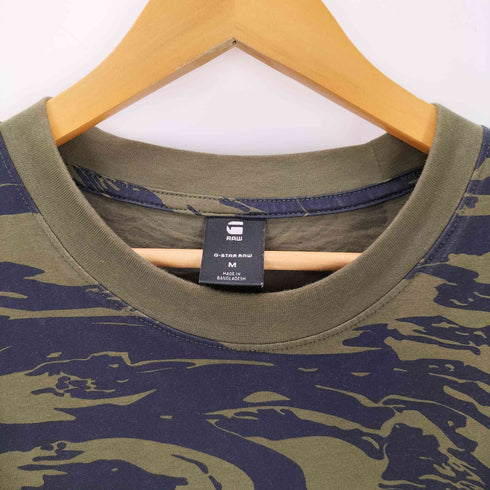 ジースターロー G-STAR RAW Tiger Camo R T-Shirts メンズ import:M