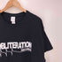 GILDAN ボディ レコード 企業ロゴ プリント S/S クルーネック Tシャツ メンズ import:L