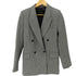 ザラ ZARA チェックダブルテーラードジャケット レディース import:S