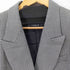 ザラ ZARA チェックダブルテーラードジャケット レディース import:S