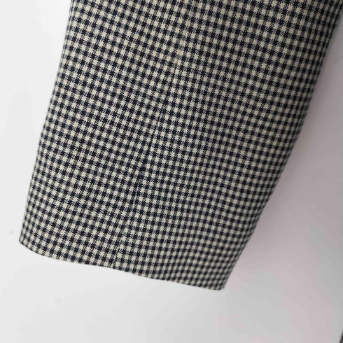 ザラ ZARA チェックダブルテーラードジャケット レディース import:S