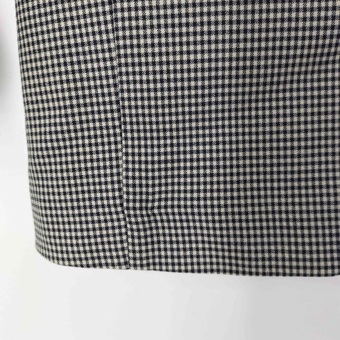 ザラ ZARA チェックダブルテーラードジャケット レディース import:S