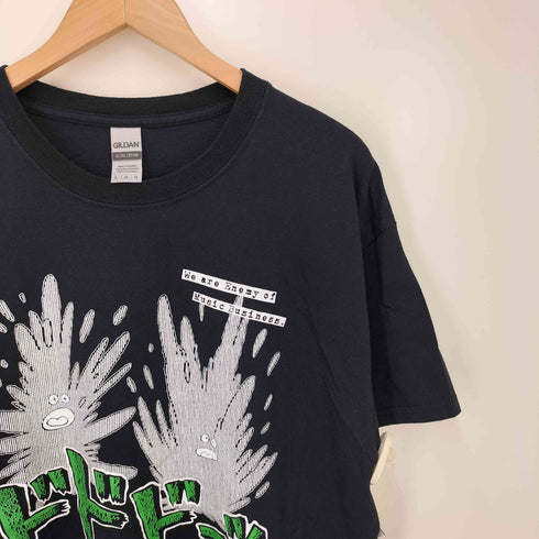 GILDAN ボディ ENEMY OF MUSIC BUSINESS グラフィック プリント S/S クルーネック Tシャツ メンズ import:L