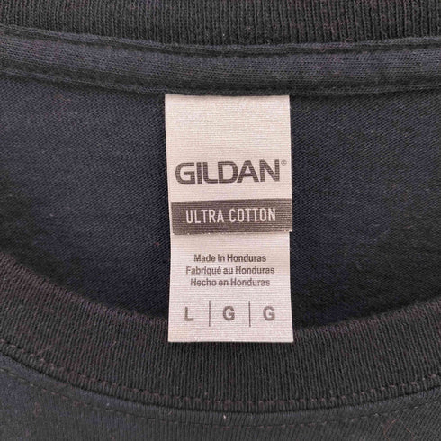 GILDAN ボディ ENEMY OF MUSIC BUSINESS グラフィック プリント S/S クルーネック Tシャツ メンズ import:L