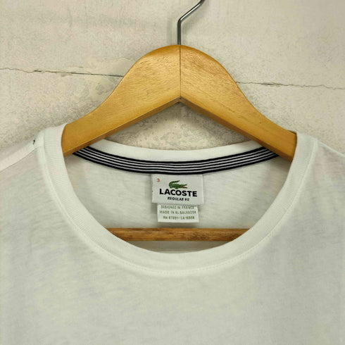 ラコステ LACOSTE ロゴプリントTシャツ MADE IN FRANCE メンズ 3