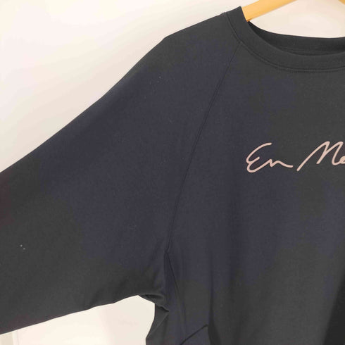 EN MER ラバー ロゴ 巻きポケット ラグランスリーブ L/S Tシャツ メンズ JPN:M