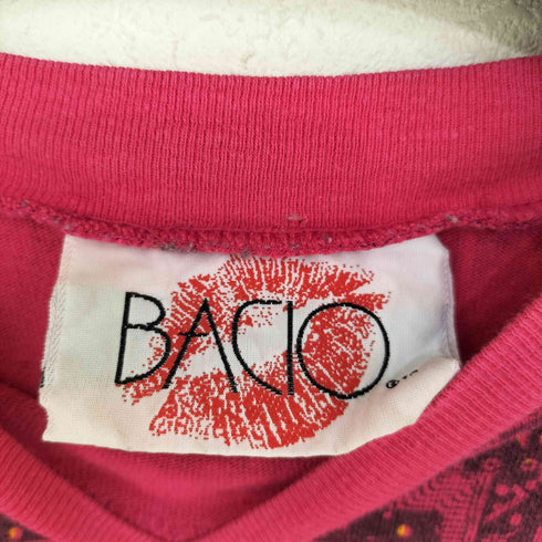 BACIO USA製 S/S 総柄Tシャツ メンズ