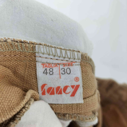 FANCY リネン混 ストレートパンツ メンズ