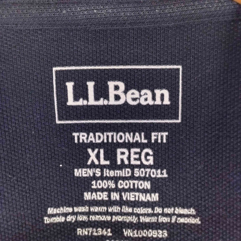 エルエルビーン L.L.Bean ビーンブーツ刺繍鹿の子ポロシャツ メンズ JPN:XL