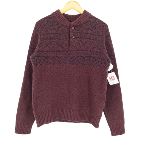 エルエルビーン L.L.Bean ノルディック柄 ヘンリーネックセーター メンズ JPN:XL