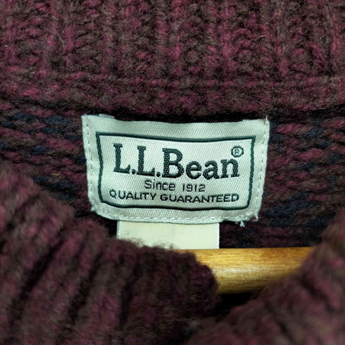 エルエルビーン L.L.Bean ノルディック柄 ヘンリーネックセーター メンズ JPN:XL