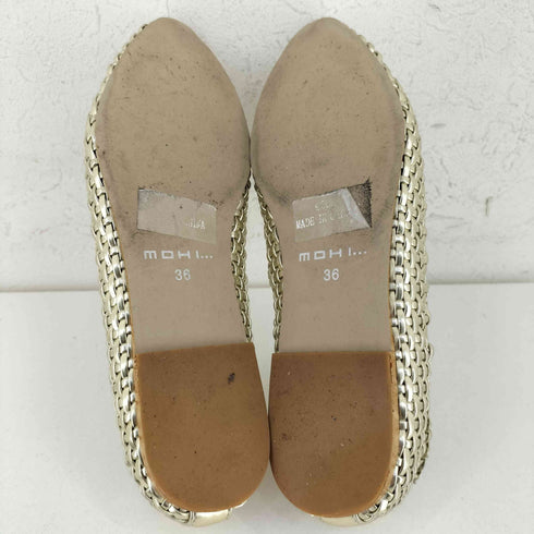 モヒ MOHI メッシュフラットパンプス レディース 36