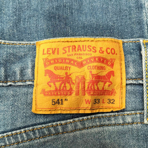 リーバイス Levis エジプト製 541 ジップフライ ストレッチ アスレチックフィット デニム パンツ サークルR メンズ W33 L32