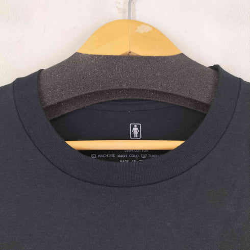 GIRL SKATEBOARD フロントプリント L/S Tシャツ メンズ JPN:L