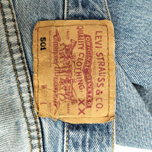 リーバイス Levis 00S スペイン製 501 ボタンフライデニム ユーロ メンズ 33/34