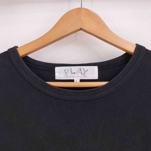 プレイコムデギャルソン PLAY COMME des GARCONS ハートワッペン クルーネックTシャツ メンズ L
