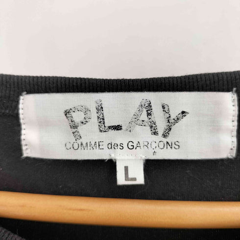 プレイコムデギャルソン PLAY COMME des GARCONS ハートワッペン クルーネックTシャツ メンズ L