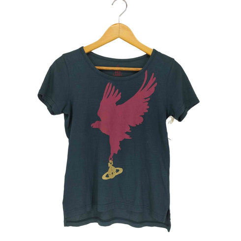 ヴィヴィアンウエストウッドレッドレーベル Vivienne Westwood RED LABEL 鷲プリントS/S TEE レディース JPN:2