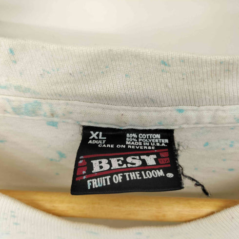 フルーツオブザルーム FRUIT OF THE LOOM 90S USA製 BEST オールオーバープリント Tシャツ メンズ import:XL