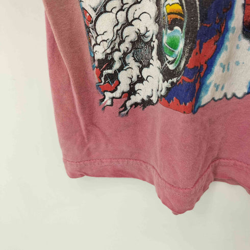 メキシコ製 HOT WHEELS ©1999 グラデーション レーシングプリントTシャツ メンズ import:L