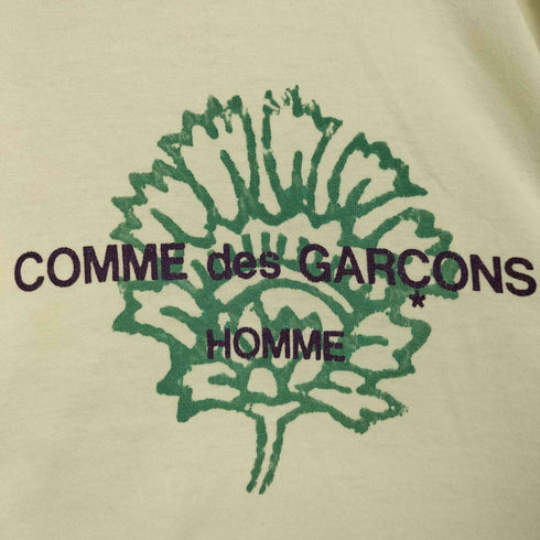 コムデギャルソンオム COMME des GARCONS HOMME 02ss archive 田中オム 銀タグ ロゴプリント グラフィックカットソー メンズ