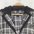 トリップニューヨークシティ TRIPP NYC チェック ジャケット 着脱フード スカルボタン レディース JPN:XL