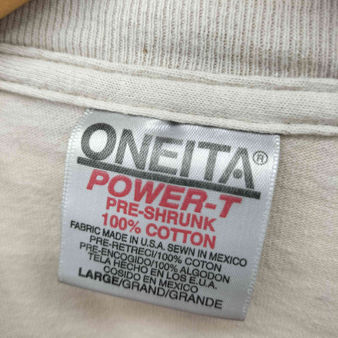 オニータ ONEITA 90S USA製 切株 Tシャツ メンズ import:L