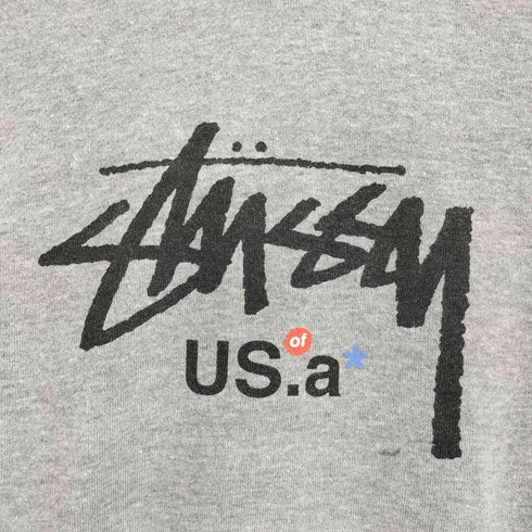 ステューシー Stussy フロントプリント プルオーバーフーディー メンズ MeDIUM
