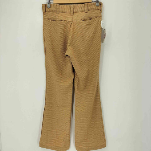 シアーズ Sears 70S SCOVILジップ PERMA-PREST 総柄フレアスラックス メンズ