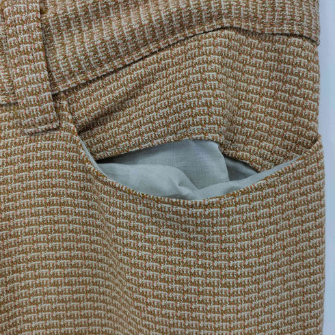 シアーズ Sears 70S SCOVILジップ PERMA-PREST 総柄フレアスラックス メンズ