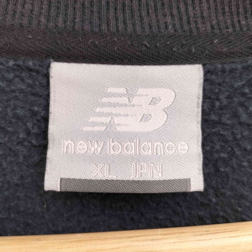ニューバランス NEW BALANCE ロゴ刺繍 サムホール付 クルーネックスウェット メンズ XL