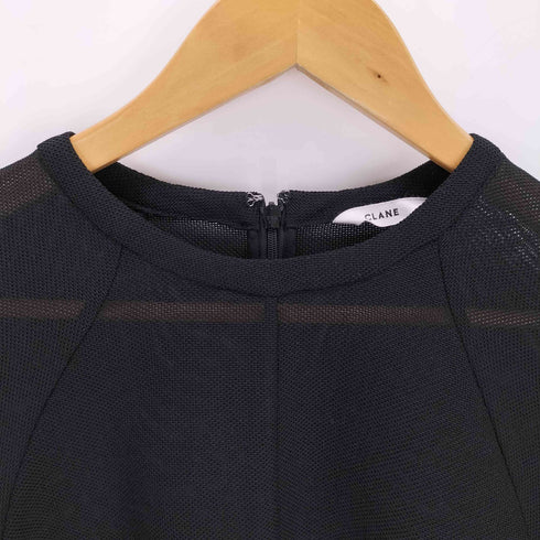 クラネ CLANE MESH FORM SLEEVE BLOUSE メッシュ フォーム スリーブ ブラウス レディース 1