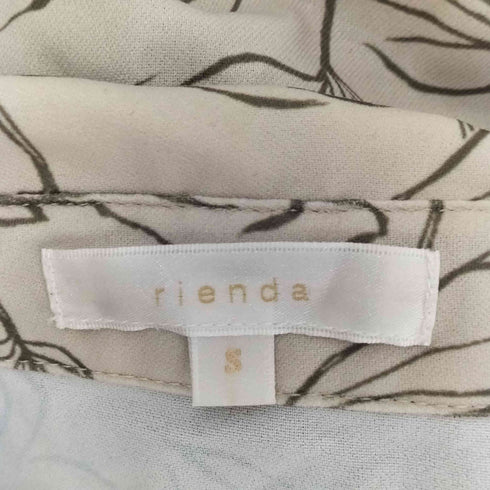 リエンダ rienda オープンショルダーフリルボウタイOP レディース JPN:S