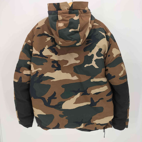 ザラ ZARA ウッドランドカモ 中綿 フーデッド ジャケット メンズ import:XL