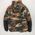 ザラ ZARA ウッドランドカモ 中綿 フーデッド ジャケット メンズ import:XL