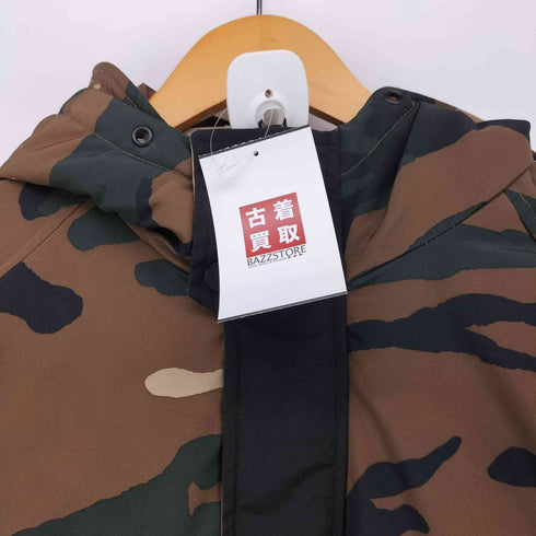 ザラ ZARA ウッドランドカモ 中綿 フーデッド ジャケット メンズ import:XL