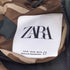 ザラ ZARA ウッドランドカモ 中綿 フーデッド ジャケット メンズ import:XL