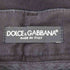 ドルチェアンドガッバーナ DOLCE&GABBANA ロゴプレート ダメージ加工ブラックデニムパンツ メンズ 54