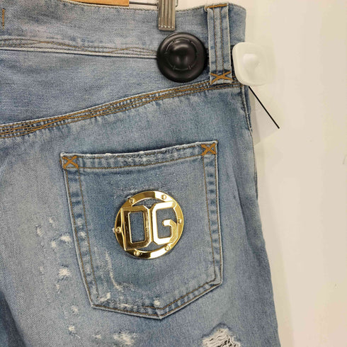 ドルチェアンドガッバーナ DOLCE&GABBANA 20 LOOSE ダメージ加工デニムパンツ メンズ 50