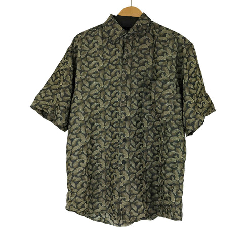 ピエールカルダン pierre cardin 総柄 S/S シャツ メンズ import:L